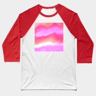 Pink Watercolor Blend Baseball T-Shirt